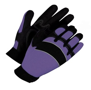 Gants de mécanique en cuir synthétique respirant et dextérité avec paume rembourrée Gants de travail de sécurité - Product Image 2