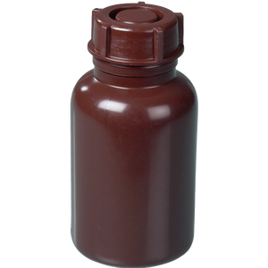 ขวดห้องปฏิบัติการแบบปากกว้าง ความแม่นยำสูง ทำจากวัสดุ LDPE สีน้ำตาล พร้อมหูจับตามหลักสรีรศาสตร์เพื่อการใช้งานที่ง่ายดาย Burkle GmbH - Product Image 1