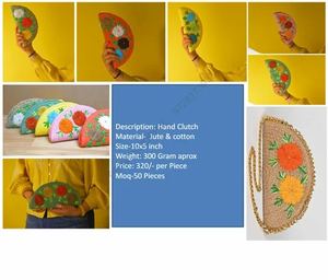 Bolso de hombro de yute marrón hecho a mano de primera calidad, bolso de mano ecológico con parte superior abierta de 14x14 pulgadas con capacidad de 10Kg, hecho en India - Product Image 2