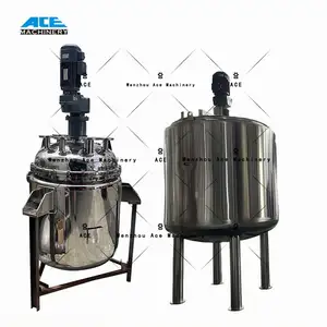 Ace 5000L Circulating Oil Heating Continuous Stirred Jacketed Chemical Reactor For Hotmelt Adhesive Production