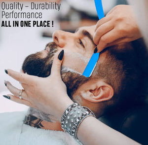 มีดโกนนิรภัยขอบสองชั้นแบบปรับได้สำหรับผู้ชายสีดำคลาสสิกใช้กำจัดขนตามสั่งดูแลความงามส่วนบุคคล - Product Image 5