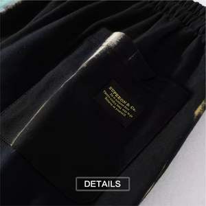 Custom Sports Fleece Shorts Hombres 5 pulgadas 100% algodón Suelto Casual Streetwear Patrón Bolsillos XS - Product Image 4