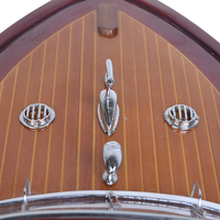 Modelo de Lancha Rápida de Madera de Lujo Riva Aquarama, Pintada en Cedro, con Motor de Control Remoto (67Lx20Wx25H Cm) Vietnam