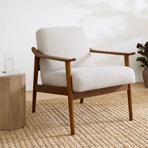 <b>Modern</b> Luxury Leisure <b>Chair</b> with Solid Teak Wood Frame for Home or Bedroom Furniture <b>Modern</b> Style <b>Arm</b> <b>Chair</b> for Living Room - Product Image 5