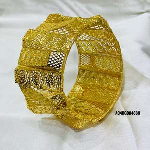 <b>Gold</b> Design <b>Gold</b> Plated <b>Bangles</b> Set. - Product Image 2
