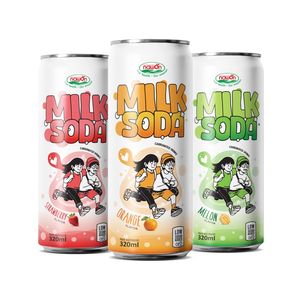 Boisson gazeuse au lait aux fraises 320ml Boisson gazeuse à saveur de lait aux fruits Marque privée OEM/ODM Fournisseur de gros de boissons - Product Image 2