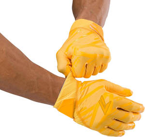 Super Sticky American Football <b>Gloves</b> <b>Silicone</b> Printed Palm Printing Padded Back Hand Lightweight Anti Slip Football <b>Gloves</b> - Product Image 2