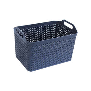 MAXI strati grigio plastica riciclata robusta maniglie cesto flessibile PP per la casa giocattoli per l'organizzazione del bagno cartoni - Product Image 3