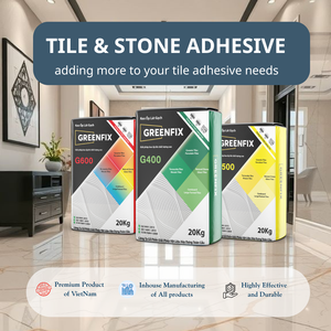 Adhesivo para Azulejos de Alta Adherencia GREENFIX, 20 kg, C1T, Adhesivo Cementicio Estándar para Azulejos, Gris, 12 Meses de Duración, para Cerámica - Product Image 4