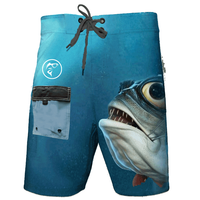 Shorts de plage pour hommes de haute qualité, shorts de pêche personnalisés, shorts de bain en polyester, maillots de bain sublimés unis 2026