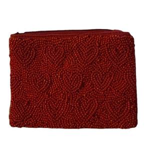 Porte-monnaie en perles fait main pour femmes, mini portefeuille brodé indien à prix de gros - Product Image 3