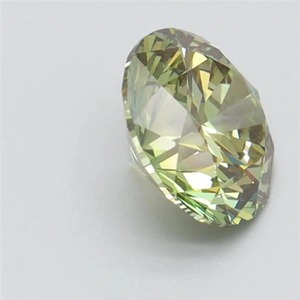 Vente flash Diamant vert fantaisie 2,00 carats Coupe ronde Pierre précieuse en vrac Prix fabricant fournisseur en gros - Product Image 3