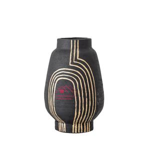 Vase en métal fini pour la maison Centre de table Pièces Décor Vases en métal Coulée d'aluminium Métal Vert Patine - Product Image 6