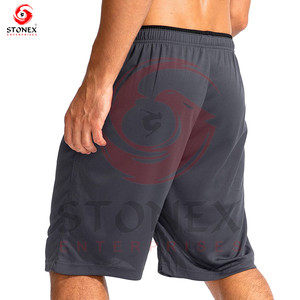 Logo personnalisé séchage rapide sport athlétique course Sport Fitness plage Jogging homme Shorts amples - Product Image 2