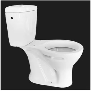 Recién llegado 2024 Asia Este Europa Dual Flush P Trap Wash Down 2 piezas Inodoro Wc Water ClosetMi Inodoro con inodoro con lavabo - Product Image 6