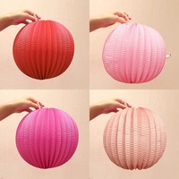 Kit de lanternes festives en papier de soie rouge en nid d'abeille, boule décorative en nid d'abeille, ornement pour la décoration de fiançailles orientales et de douche nuptiale