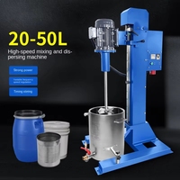 Agitateur de marque à grande vitesse 20-50L SUS304 Moteur AC Machine de dispersion 220V/380V Mélangeur de peinture, de produits chimiques et d'huile Haute productivité