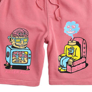 French Terry Sweat <b>Shorts</b> <b>Mens</b> Street Style <b>Shorts</b> With Side Pocket <b>Men's</b> Tight Jogging Pockets <b>Shorts</b> Street Style - Product Image 6