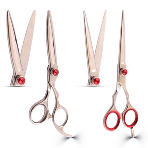 กรรไกรตัดผมมืออาชีพแบบออฟเซ็ตตามหลักสรีรศาสตร์ ขนาด 7 นิ้ว สไตล์ญี่ปุ่น ผลิตโดยโรงงาน OEM โดยตรง - Product Image 5