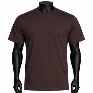 Camiseta de alta calidad 100% algodón para hombre, diseño casual de corte holgado, logotipo personalizado, estilo deportivo, color liso, 200 gramos, tejido de punto teñido. - Product Image 1
