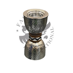 Quemador de incienso de acero inoxidable y madera hecho a mano al por mayor con diseño de fregona Bakhoor decoración del hogar para uso aromático de temporada de otoño - Product Image 1