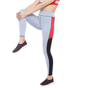 Leggings de sport taille mi-haute pour femme, motif uni, pantalon de yoga sans couture, respirant, personnalisable - Product Image 5