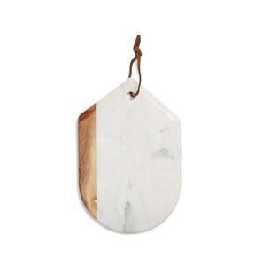 Planche à découper en bois de luxe grande taille bloc à découper de couleur blanche et naturelle utilisation pour la maison hôtel restaurant ustensiles de cuisine - Product Image 5