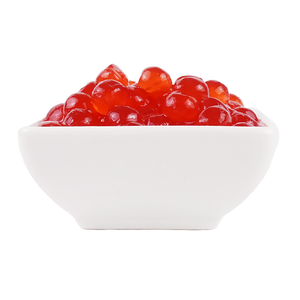 Hot Sale Elastic Strawberry Flavored Konjac Pearl Crystal Ball <b>Ready</b> <b>to</b> <b>Eat</b> High Solid Content (>70%) for Vegan Cheese Dishes - Product Image 5