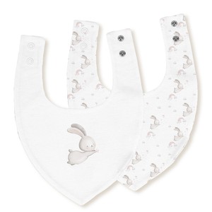 BANDANA BIB (PAQUETE DE 2 UNIDADES)-20X30-MOD. CONEJITO ESTRELLA-ROSADO - Product Image 1