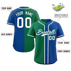 Camiseta de Béisbol Brillante con Diseño Nuevo, Color Combinado a Rayas, Unisex para Hombres y Mujeres, Jersey de Animadora - Product Image 4