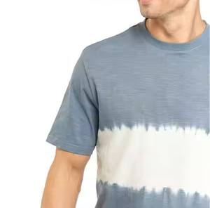 T-shirts à col en O de qualité supérieure pour hommes, 220 grammes, lourds, décontractés, à manches courtes, personnalisables, avec motif d'impression numérique solide - Product Image 4