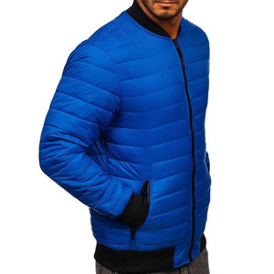 Chaqueta bomber personalizada al por mayor, ropa de calle de moda para hombre, fabricante de prendas de abrigo ligeras - Product Image 6