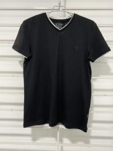 T-shirt à manches courtes personnalisé pour hommes, tenue décontractée 100% coton, imprimé en jersey mélangé uni, coupe régulière de BD - Product Image 2