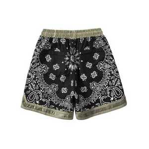Los Mejores Shorts Deportivos de Playa Negros con Diseño de Moda Sublimado 2026, 100% Personalizables, Corte Ajustado, para Hombres - Product Image 2