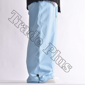 Pantalones de Nieve Impermeables Azul Claro con Cintura Ajustable con Cordón, Puños Ajustables, Aislamiento Térmico para Invierno y Opciones de Logotipo Personalizado - Product Image 2
