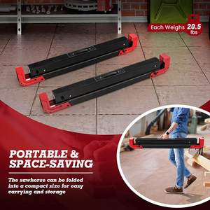 Caballete y Mesa de Trabajo de Acero con Recubrimiento en Polvo con Capacidad de 1100 lb - Product Image 3