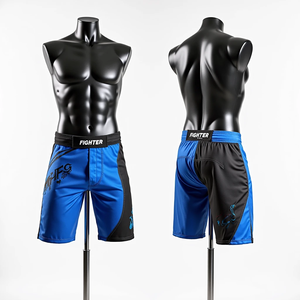 MMA Wear Pantalones cortos de lucha MMA con estampado personalizado con pantalones cortos sublimados para No Gi Jiu Jitsu Kimono de Jiu Jitsu Equipo de entrenamiento - Product Image 5