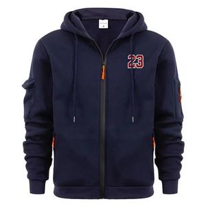 Nouveau Style 23 sweats à capuche imprimés Zip hommes à capuche grande taille sweats amples automne hiver vestes de course - Product Image 5