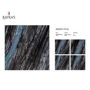 Carreaux de sol en porcelaine émaillée polie haute brillance 600x600mm 60x120 cm pour salle de bain et usage intérieur - Product Image 3