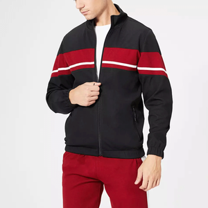 Ensemble survêtement solide d'hiver 100% coton pour hommes 2 pièces pantalons décontractés à capuche zippé respirant écologique - Product Image 6