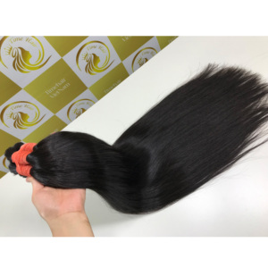 Cabello negro con ondas naturales 45 cm Super doble calidad estilo virgen - Product Image 6