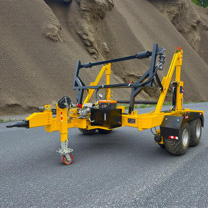 Remorque de transport de bobine de câble hydraulique 20T pour la manutention de tambours de grand diamètre et l'installation sur le terrain - Product Image 4