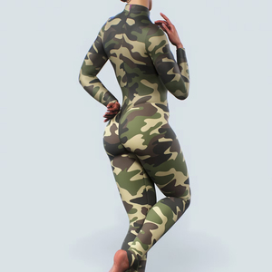 Traje deportivo de una pieza para mujer al por mayor, mono de entrenamiento de una pieza, ropa de gimnasio de alta calidad, mono de Yoga para mujer - Product Image 4