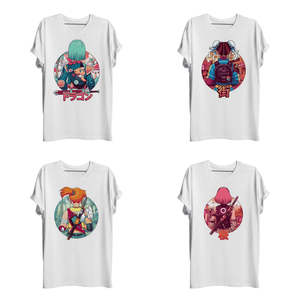 Camiseta de los Guerreros de Dragon Ball, 100% Algodón Jersey, Transpirable y Cómoda, con Logotipo de Impresión Digital - Product Image 2