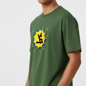 Camiseta de Hombre Formal, Holgada, de Punto, 100% Algodón, con Estampado por Sublimación, Transpirable y de Secado Rápido - Product Image 5