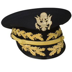 Sombrero para niños, azul marino, casa de juegos para niños, sombrero de oficial, accesorios de Cosplay para puesta en escena y fiesta de Halloween - Product Image 1