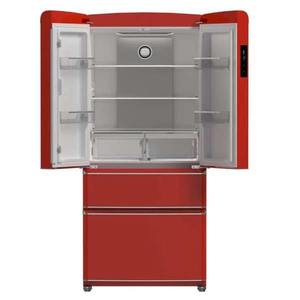 Réfrigérateur à portes françaises ORIGINAL en rouge - Product Image 1