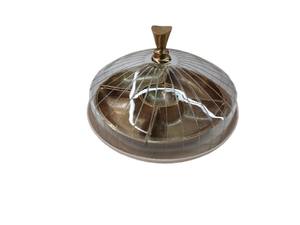 Exhibidor de Pasteles Compacto de Aluminio Ecológico Hecho a Mano, Seguro para Contacto con Alimentos, de Lujo y Bajo Perfil con Cúpula de Vidrio para Exhibición de Postres - Product Image 2