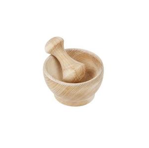 Mortero y Maja de Madera Hechos a Mano, Duraderos, para Preparar Hierbas, Especias e Ingredientes - Product Image 6