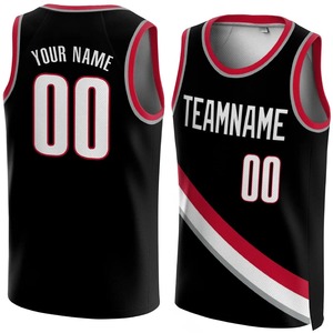 OEM Design personnalisé Logo Sublimation Applique Broderie Basketball Jersey Uniform Team Club Number Cousu Basketball Set - Product Image 3